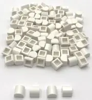 Lego 100 New White Slopes Curved 1 x 1 x 2/3 Pieces