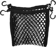 Elastic Cargo Net 27.6x13.8in Thicken Prevents Deformation Car Mesh Storage Pouch Extendable Wagon Net with Universal Hooks