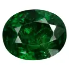 1.13 ct Phenomenal Oval Cut (6 x 5 mm) Tanzania Green Tsavorite Garnet Gemstone
