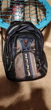 NEW SwissGear Wenger Cobalt 16” Laptop Backpack – Black/Grey/Blue MSRP $90