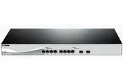 D-Link 10-Port 10 Gigabit Smart Managed Switch with 8 10GBase-T Ports and 2 SFP+ ports