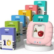 Flash Talking Cards with ABCs, 123s, Sight Words, and More (255 Cards, 510 Sides) in a Giftable Pink Package