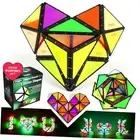 Magnet Pyramid Glow - 1 Cube Transforms into 1 Billion Shapes (Heart, Rose,
