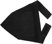Comfortable Kids Adjustable Kitchen Headband for Replacement Style Triangle Bandana for Restaurant and Home Use Black