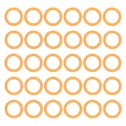Orange Key Cap Cover Rings, 30Pcs 22mm Keys Identifier Coding Tags