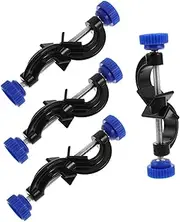 Homoyoyo 4pcs Large Aluminum Lab Support Clamps Spray Coated Holders for Lab Apparatus Lightweight Clamps for Crafts Secure Grip with Screw Mechanism