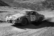 Jean Vinatier Jean Francois Jacob Alpine A110 1967 Rally Car Old Photo 1