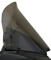 Wind Vest 68-1210 12in. Windvest Windshield - Light Smoke (Tinted)