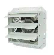 iLiving 10-Inch Corrosion Resistance Shutter Exhaust Fan, Single Speed