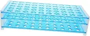 16mm Diameter 50 Hole Test Tube Display Rack Large Capacity Plastic Test Tube Holder Lab Test Tube Storage Rack
