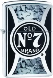 Zippo Jack Daniel's Old No. 7 High Polish Chrome 29233