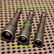 3pc Power Drill DRIVER BIT Hex SOCKETS