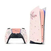 Sakura peach skin for ps5,Playstation 5 controller Full cover, Vinyl 3m stickers