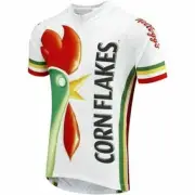 Corn Flakes Cereal Cycling Jersey men Cycling Short Sleeve Jersey Bicycle Jersey