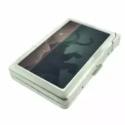 Elephant Art D25 Cigarette Case with Built in Lighter Metal Wallet