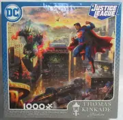 Ceaco 1000 Piece Puzzle Thomas Kinkade Justice League SUPERMAN MAN OF STEEL