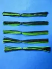 5 silicone Skirt BLACK/GREEN CHART 5-9170 Lure Spinnerbait Buzz jig Bass Tackle