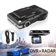 2 in 1 HD Car Dash Cam Speed Radar Detector G-Sensor Video Recorder Camera DVR