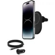 Belkin Magnetic Wireless Car Charger 10W Car Vent Mount for iPhone 16 15