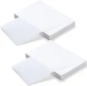 Mxxipp 100pcs Perm Papers for Hair, End Papers for Hair Perm, High-Temperature Resistant Perm End Paper for Professional Hair Salon Home Use- White