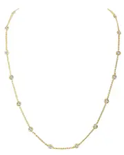 14K Sabrina Designs Diamonds By The Yard 14K 1.20 ct. tw. Diamond Necklace