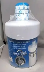 Pill Pod Combination Lock Box for Prescription Drugs and Medications New Sealed