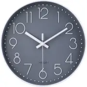 Wall Clock 12 Inch Non-Ticking Silent Battery Operated round Wall Clock Modern S