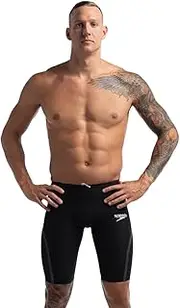 [Speedo] Fastskin LZR Pure Intent 2.0 Backstroke Edition High Waist Jammer - Black/Iridescent