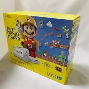 Nintendo Wii U Premium Super Mario Maker Set 32GB Console White Japan