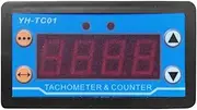 Daseeme YH-TC01 Digital Tachometer High-Accurancy LED Digital Display Motor Speed Meter with Hall Sensor Motor Speed Detector