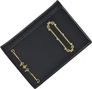 Collection Book 120 Pockets Large Capacity Anti Slip Design Good Water Holder for Collectors (Black)