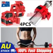 4X 25mmn Barbell Locks Collars Barbells Muscle Clamp Bar Lockjaw Clips