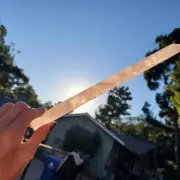 Pencil Thin Rose Quartz Flashy Crystal Tower | A Grade | 440 grams
