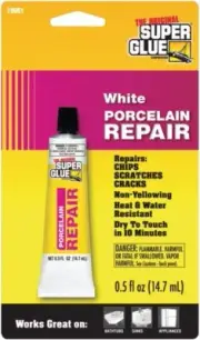 Super Glue Porcelain Repair 19061 Fix Chips, Scratches, Cracks