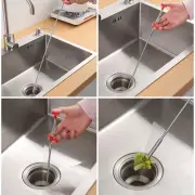 Sink Cleaning Hook Bathroom Floor Drain Sewer Dredge Device Hair Cleaner Tool US