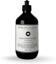 Murchison-Hume Dishwashing Soap, 17 fl oz - Original Fig Mild Dish Soap, Non-Toxic, Cuts Grease, Gentle on Hands, Biodegradable, Sulfate-Free, Sustainable, Eco Friendly Design