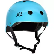 S-One Helmet Mini Lifer M Light Blue Metallic Gloss