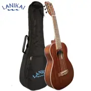 Lanikai MA-G Mahogany Series 6-String Guitelele Ukulele Satin Finish with Bag