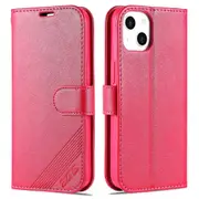 AZNS PU Leather Wallet Phone Case for iPhone 15 ,Stand Phone Protective Cover
