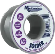 MG Chemicals 4887-227G 1/2 Lb Roll of Sn63/Pb37 (18ga) 0.050'' Rosin Flux Solder