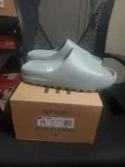 NEW 2024 Yeezy - adidas Originals YEEZY Slides 'Salt' | Size 13