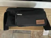 Mom⚡️ Cozy attachable stroller Caddy- Universal- Black- Brown- Organizer