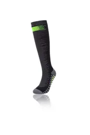 Antu Merino Wool Knee High Length Unisex Waterproof Socks - Black/Lime - L