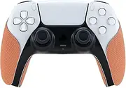 eXtremeRate PlayVitalCoral Anti-Skid Sweat-Absorbent Controller Grip for ps5 Controller,Professional Textured Soft Rubber Pads Handle Grips for ps5 Controller