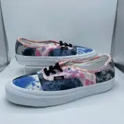 Vans Authentic 44 D Sneakers Mens 6 Womens 7.5 Tie Dye Multi Color Lace Up New