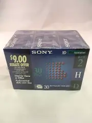 NEW 30 Pack of SONY IBM Formatted MFD 2HD Double Sided 3.5" Micro FLOPPY DISK