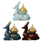 Arabic Resin Backflow Incense for Animal Deer Censer Ornament