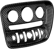 QASULER Car Central Air Conditioning Control Panel True Carbon Fiber Decorative Cover Sticker, for BMW, for MINI, Coopers F54 F55 F56 F57 Car Styling Car Air Vent Trim(F54 A)