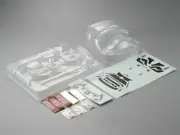 1/10 RC Rocket Bunny WIDE Body LEXUS RCF Drift Wide Body Kit -CLEAR-