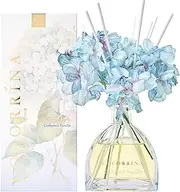 [COCORRÍNA] Reed Diffuser - 8.5 Oz Cashmere Vanilla Reed Diffuser with 8 Sticks for Home Bathroom Shelf Decor (Simple Luxe Collection)